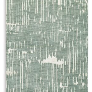 Cayworth - Teal / White - Medium Rug