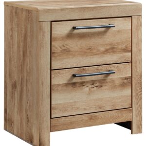 Hyanna - Tan Brown - Two Drawer Night Stand