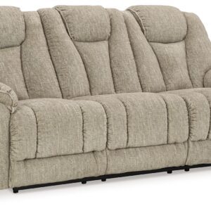 Hindmarsh - Stone - Power Reclining Sofa With Adj Headrest