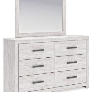 Cayboni - Whitewash - Dresser And Mirror