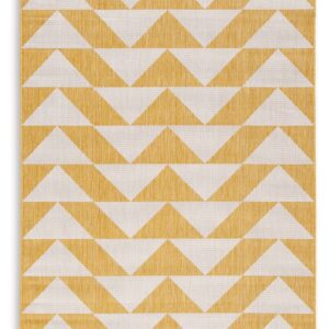 Thomley - Ivory / Yellow - Medium Rug