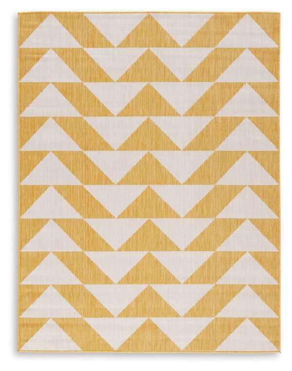 Thomley - Ivory / Yellow - Medium Rug