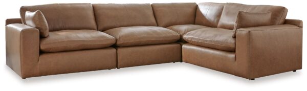 Emilia - Caramel - 4-Piece Sectional