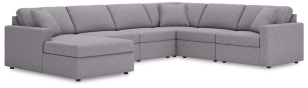 Modmax - Granite - 6-Piece Sectional With Laf Corner Chaise