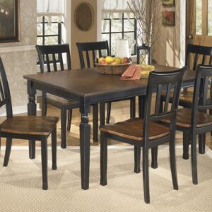 Owingsville - Dark Brown - 7 Pc. - Dining Room Table, 6 Side Chairs