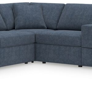 Modmax - Ink - 6-Piece Sectional With Storage Console And 3 Armless Chairs