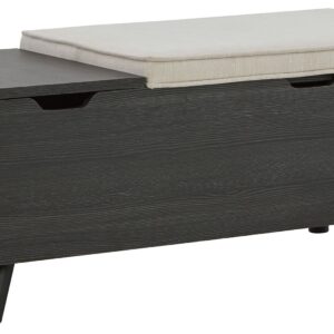 Yarlow - Dark Gray - Storage Bench
