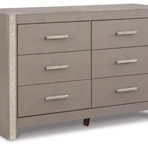 Surancha - Gray - Six Drawer Dresser