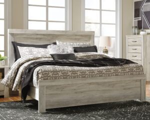 Bellaby - Whitewash - King Panel Bed