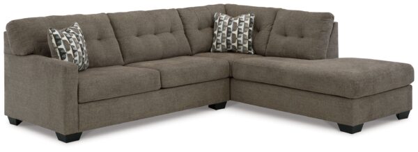 Mahoney - Chocolate - 2-Piece Sleeper Sectional With Raf Corner Chaise