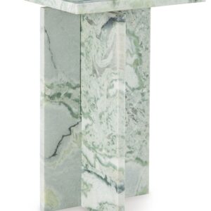 Deaconwell - White / Green - Accent Table