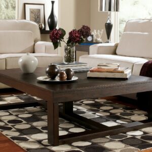 Watson - Dark Brown - Rectangular Cocktail Table