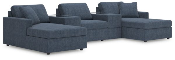 Modmax - Ink - 5-Piece Pit Sectional With Storage Consoles