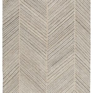 Leaford - Taupe / Brown / Gray - Medium Rug