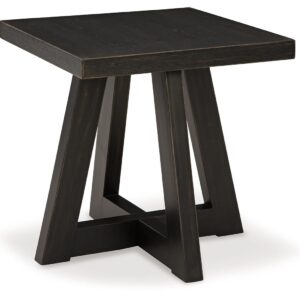 Galliden - Black - Square End Table