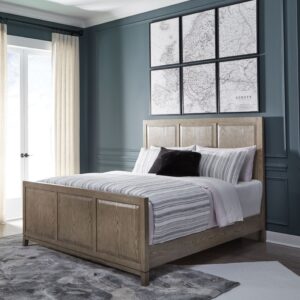 Chrestner - Gray - Queen Panel Bed