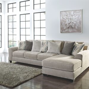 Ardsley - Pewter - Right Arm Facing Chaise with Sofa 2 Pc Sectional