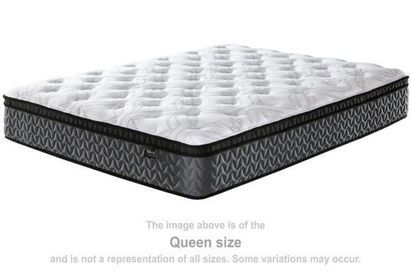 12 Inch Pocketed Hybrid - White - King Mattress