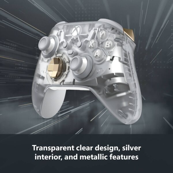 Microsoft - Xbox Wireless Controller for Xbox Series X, Xbox Series S, Xbox One, Windows Devices - Ghost Cipher Special Edition