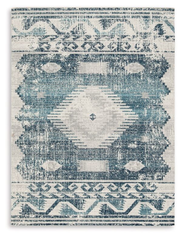 Daddridge - Blue / Gray / Ivory - Large Rug