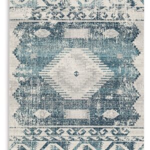 Daddridge - Blue / Gray / Ivory - Medium Rug