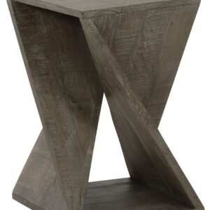 Zalemont - Distressed Gray - Accent Table