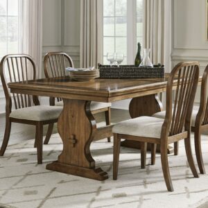 Sturlayne - Brown - 5 Pc. - Rectangular Extension Table, 4 Side Chairs