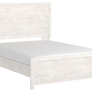 Gerridan - White / Gray - Queen Panel Bed