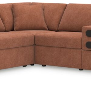 Modmax - Spice - 6-Piece Sectional With Audio System Console and 3 Armless Chairs
