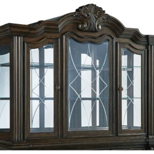 Maylee - Dark Brown - Dining Room Hutch