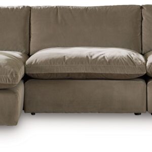 Sophie - Cocoa - 3-Piece Sectional Sofa With Laf Corner Chaise