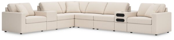 Modmax - Oyster - 8-Piece Sectional With Audio And Storage Consoles