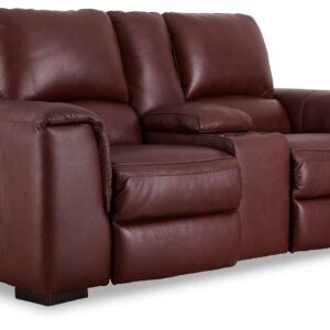 Alessandro - Garnet - PWR REC Loveseat/Con/Adj HDRST
