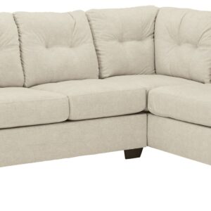 Falkirk - Parchment - Right Arm Facing Corner Chaise 2 Pc Sectional