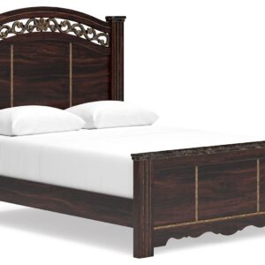 Glosmount - Two-tone - Queen Poster Bed