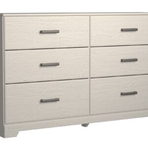 Stelsie - White - Six Drawer Dresser
