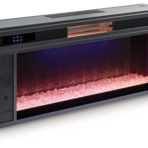 Entertainment Accessories - Black - Fireplace Insert