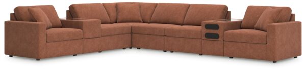 Modmax - Spice - 8-Piece Sectional With Audio And Storage Consoles