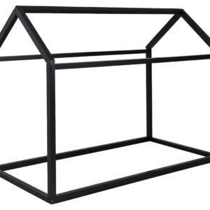 Flannibrook - Black - Twin House Bed Frame