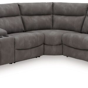 Next-Gen Durapella - Slate - 6-Piece Power Reclining Sectional