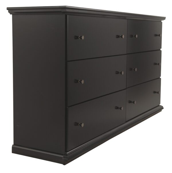Maribel - Black - Six Drawer Dresser