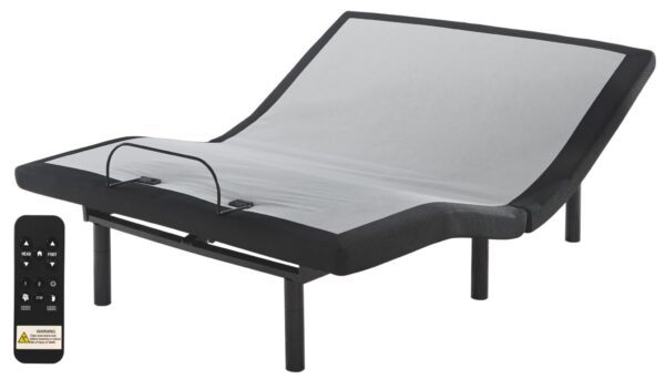 Head-Foot - Black - Queen Adjustable Base - Massager