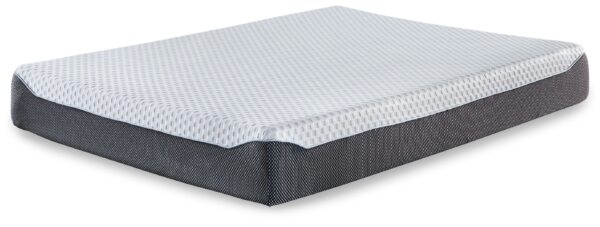 10 Inch Chime Elite - White / Blue - Full Mattress