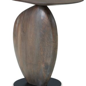 Cormmet - Brown / Black - Accent Table