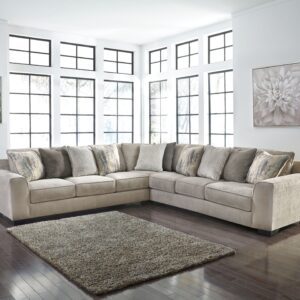 Ardsley - Pewter - 3-Piece Sectional