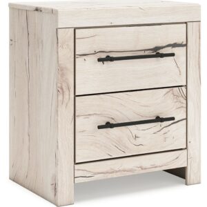 Lawroy - Light Natural - Two Drawer Night Stand