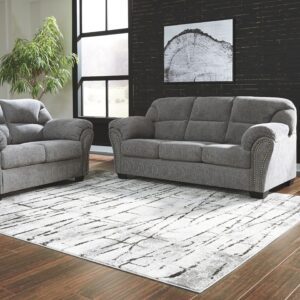 Allmaxx - Pewter - 2 Pc. - Sofa, Loveseat