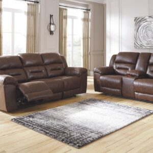 Stoneland - Chocolate - 2 Pc. - Power Sofa, Loveseat