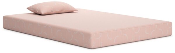 Ikidz Coral - Coral - Twin Mattress and Pillow Set of 2