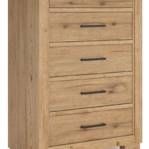 Galliden - Light Brown - Five Drawer Chest